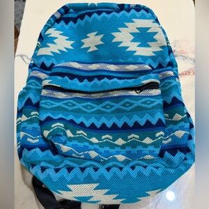 FREE w/$50 purchase Blue Patterned Women's Bag